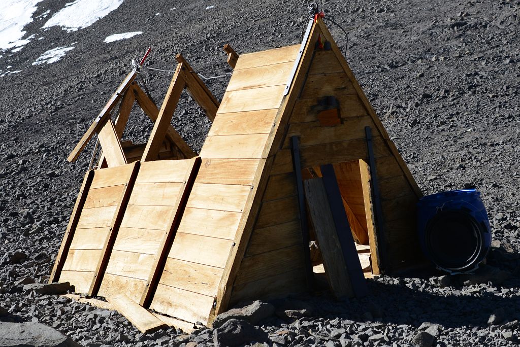 16 Independencia Hut 6390m On The Climb To Aconcagua Summit